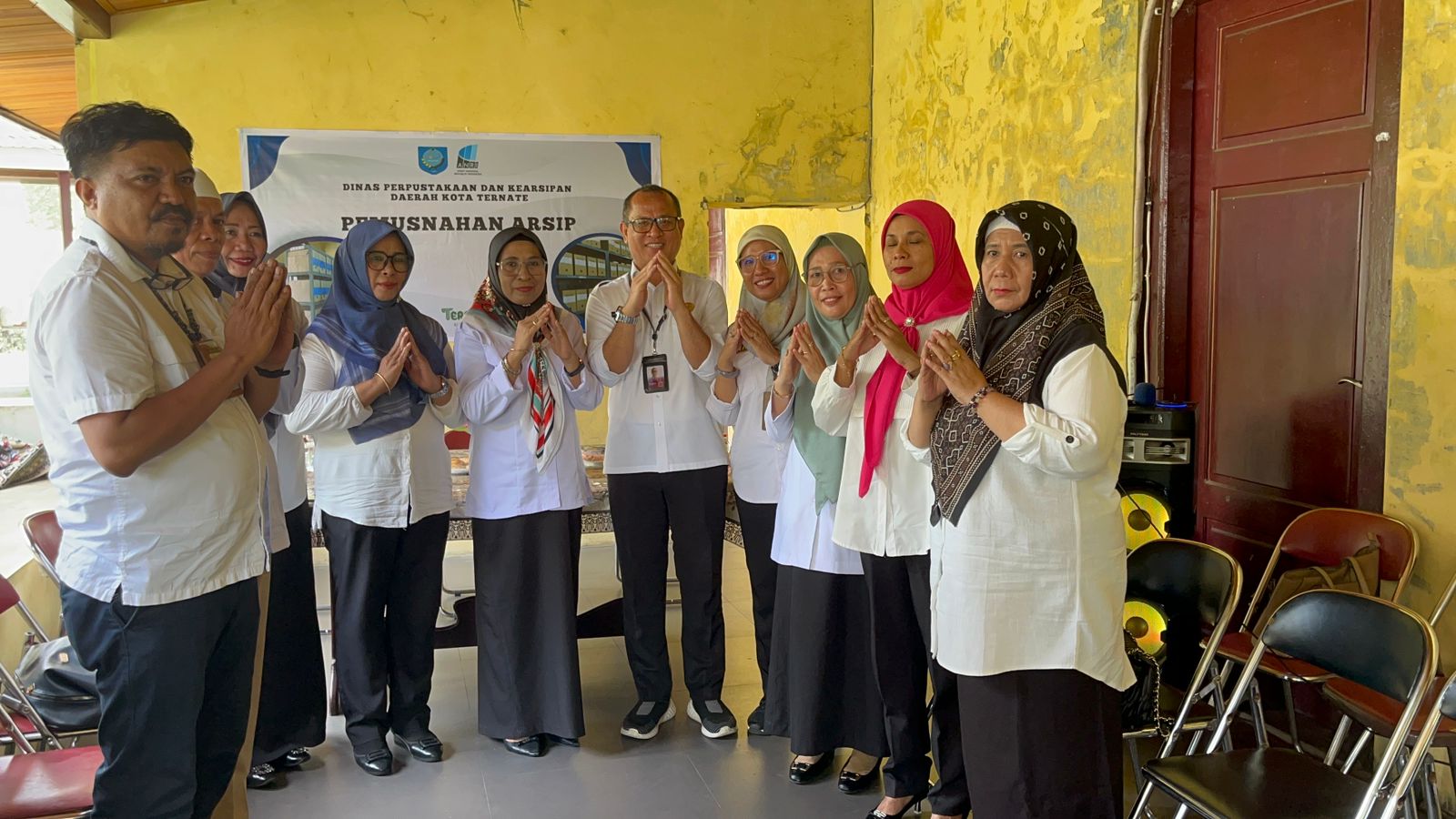 Kegiatan Pemusnahan Arsip OPD dilingkup Pemerintah Kota Ternate